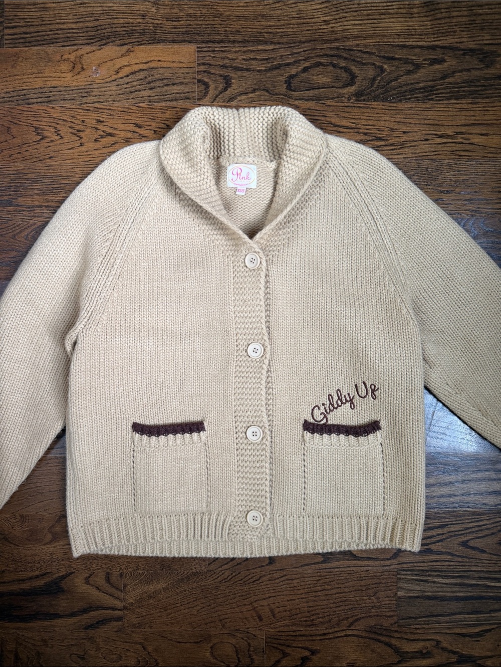Pink Pineapple Cardigan Size X-Small/Small